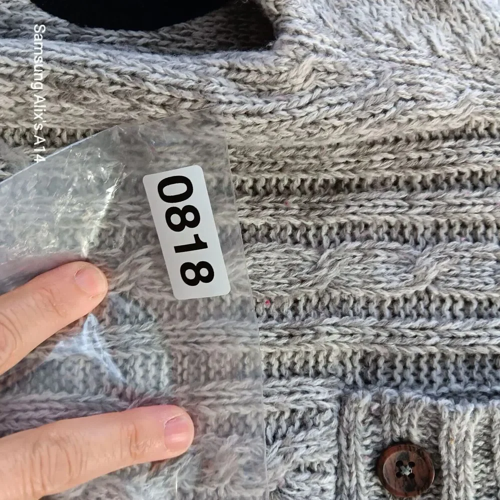 LITTLE LAD Toddler Boys (24 M) Elbow Patch Sweater,‎ Gray/White Cable Knit